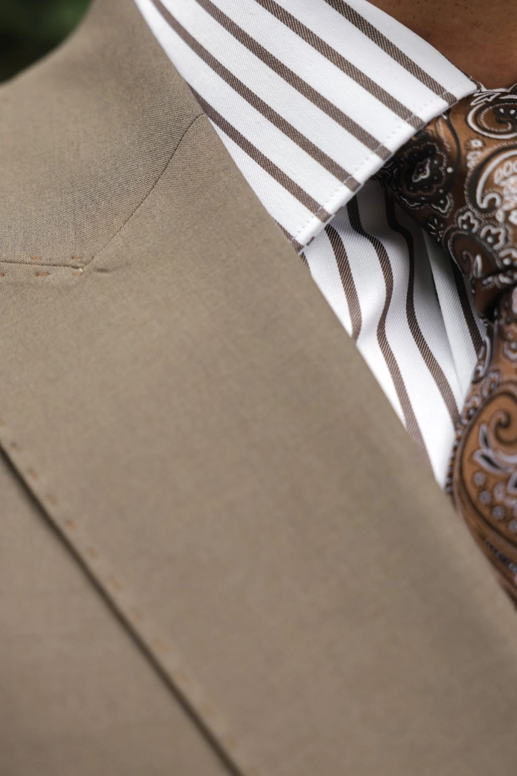 Brown Tailored Fit Gasperi Suit