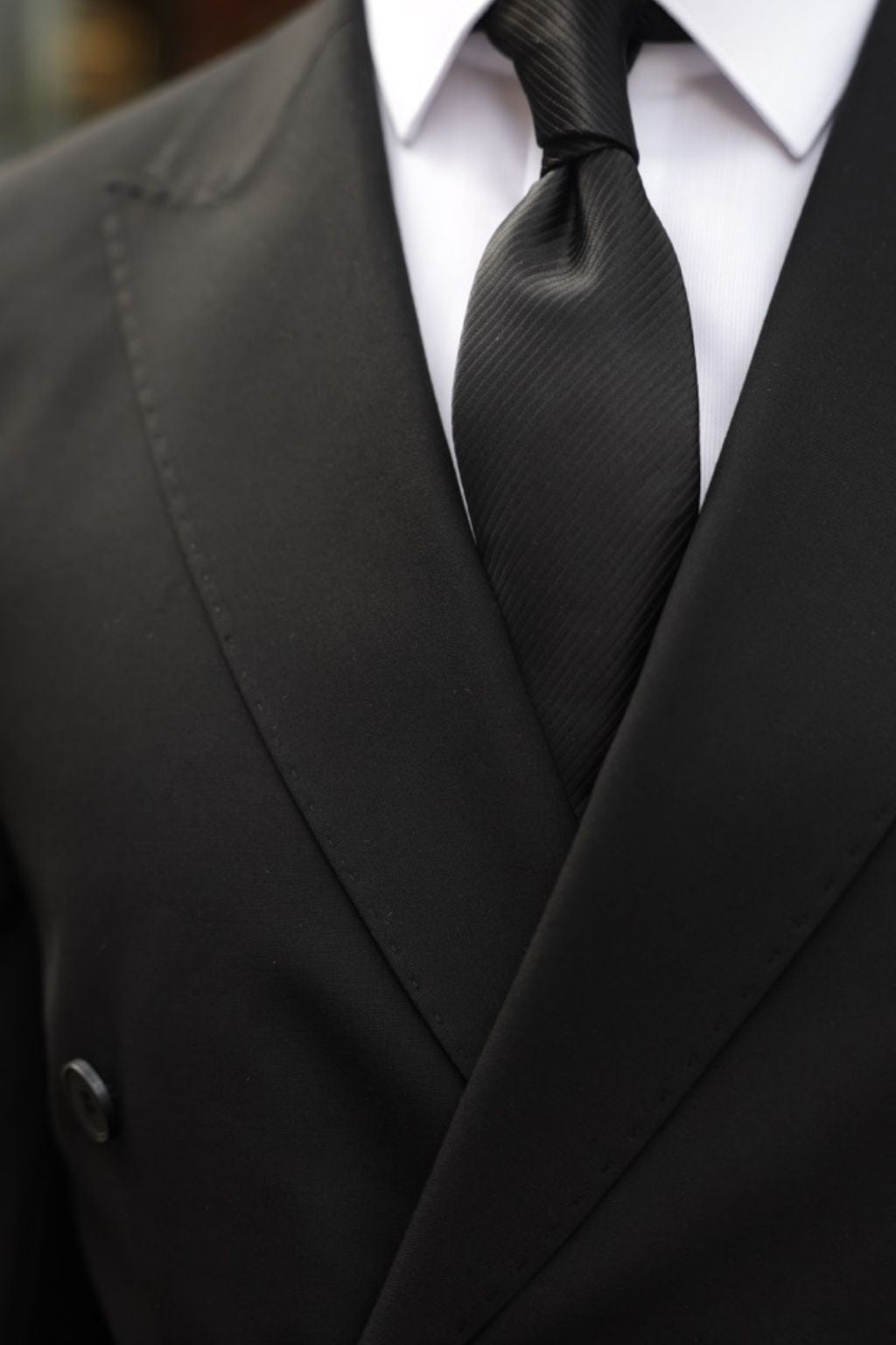 Black Tailored Fit Gasperi Suit