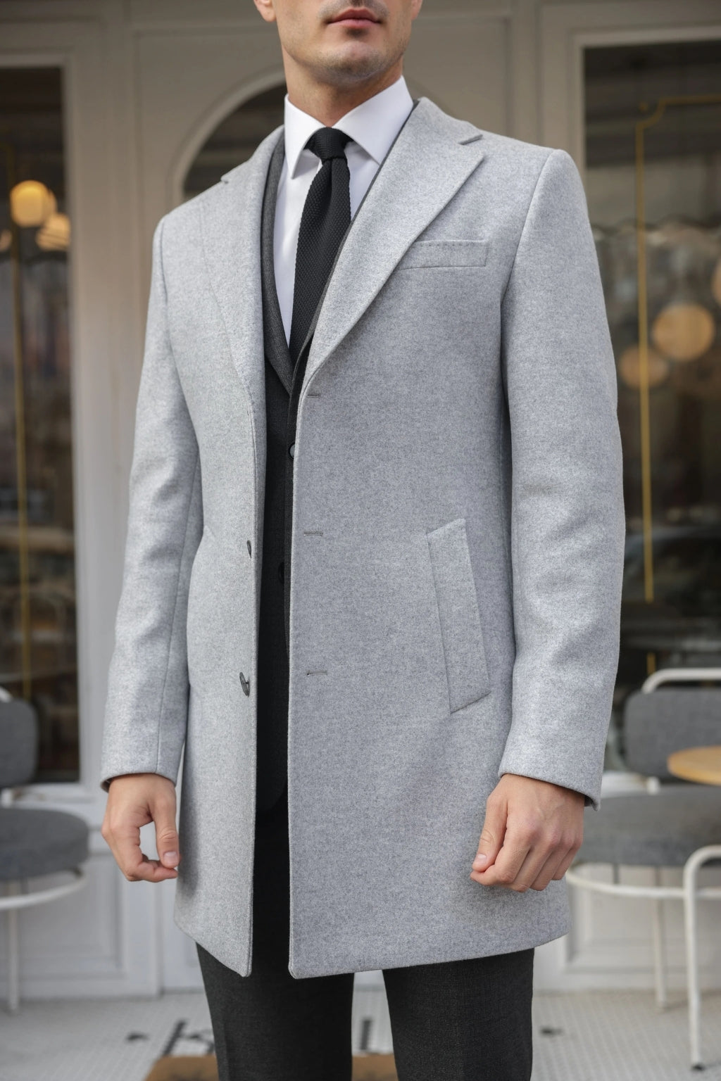 Grey Classic Coat