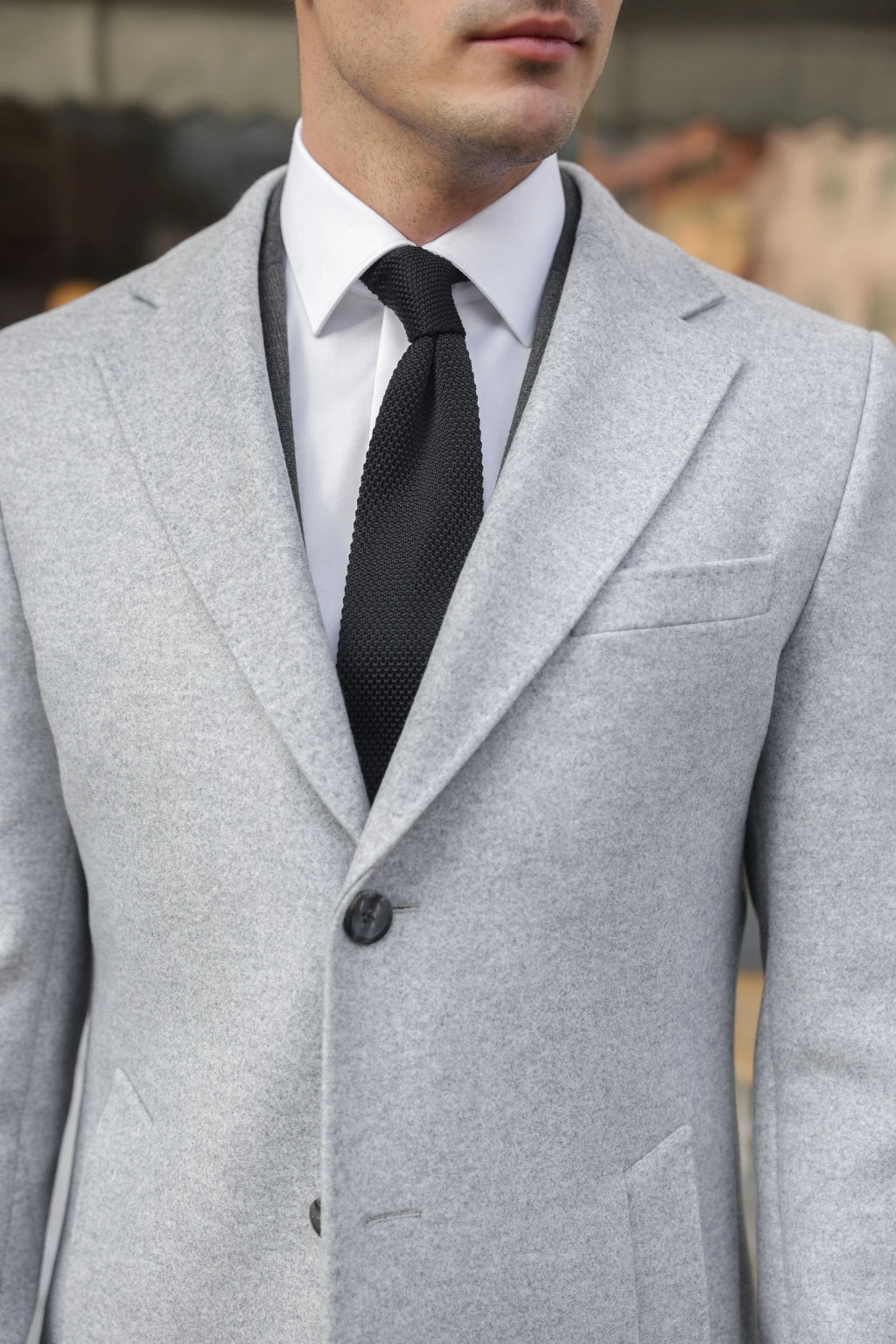 Grey Classic Coat