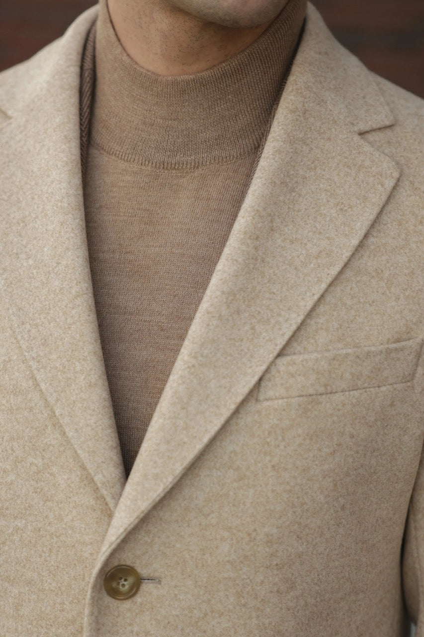 Beige Classic Coat