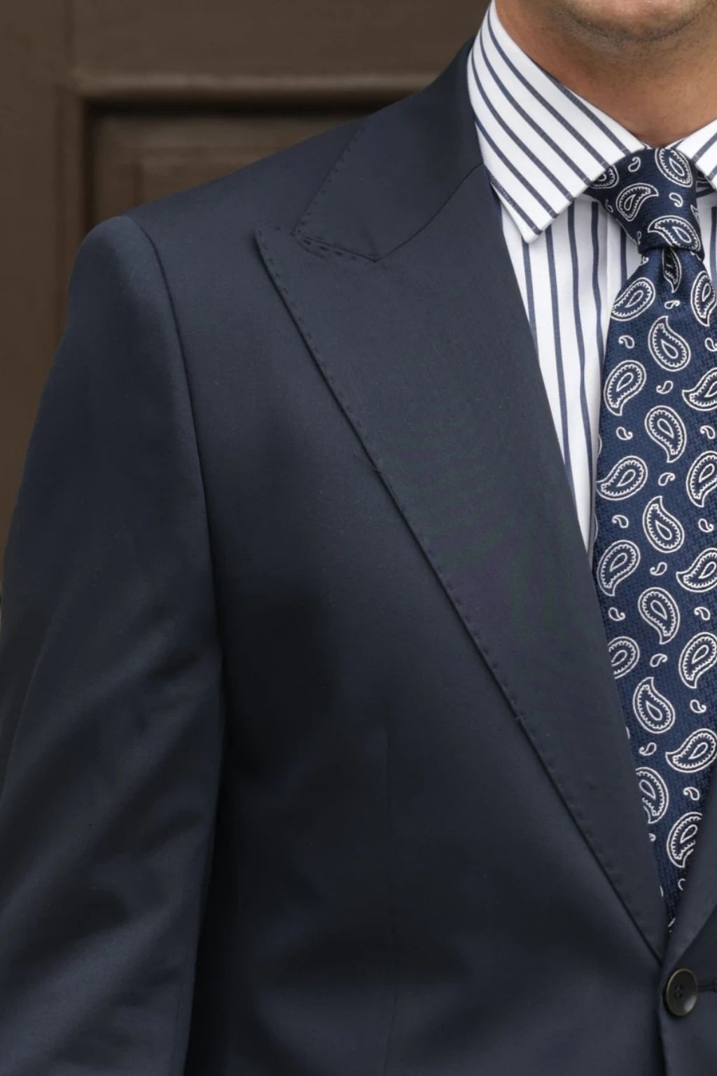 Navy Tailored Fit Kohl Suit