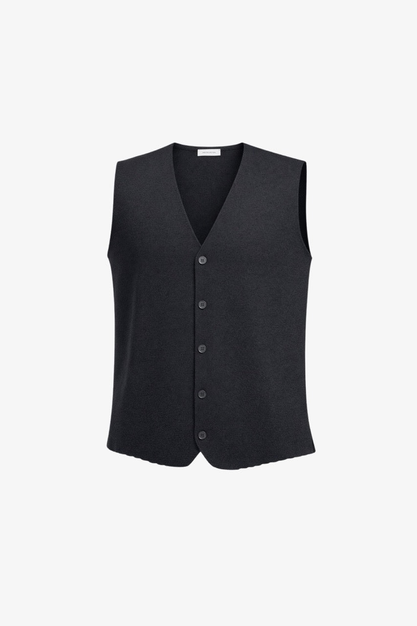 Black Vest Knitwear