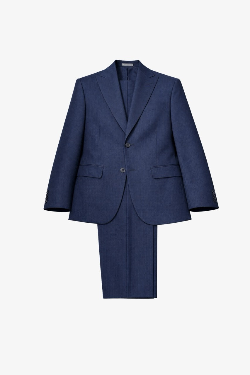 Pin Striped Navy Tailored Fit Kohl Suit