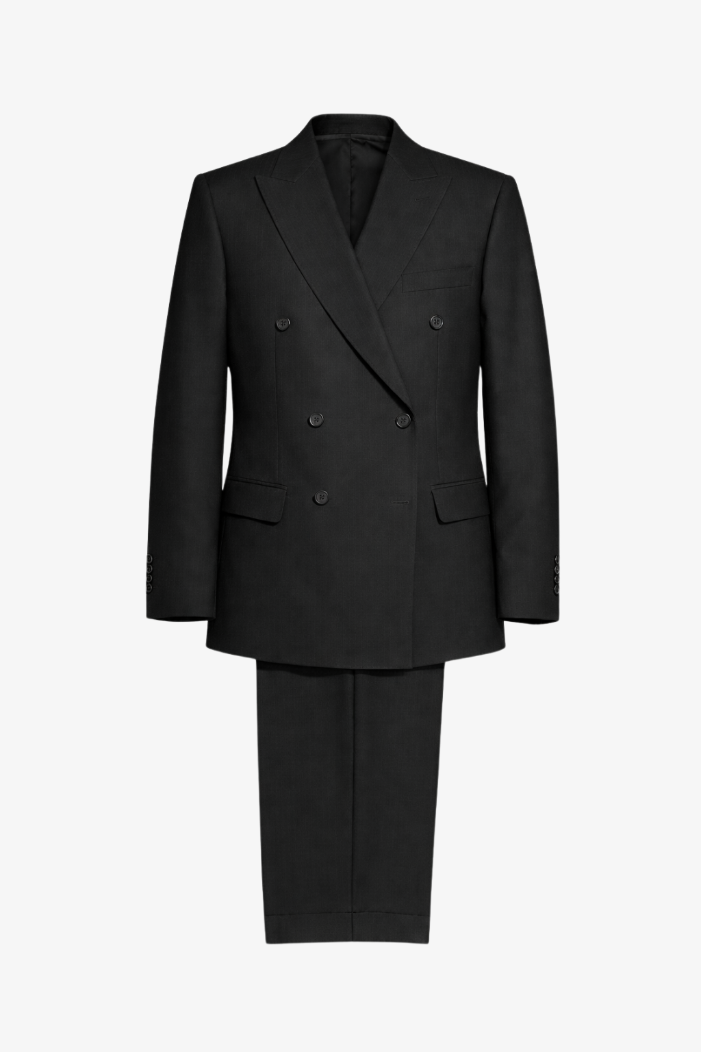Black Tailored Fit Gasperi Suit