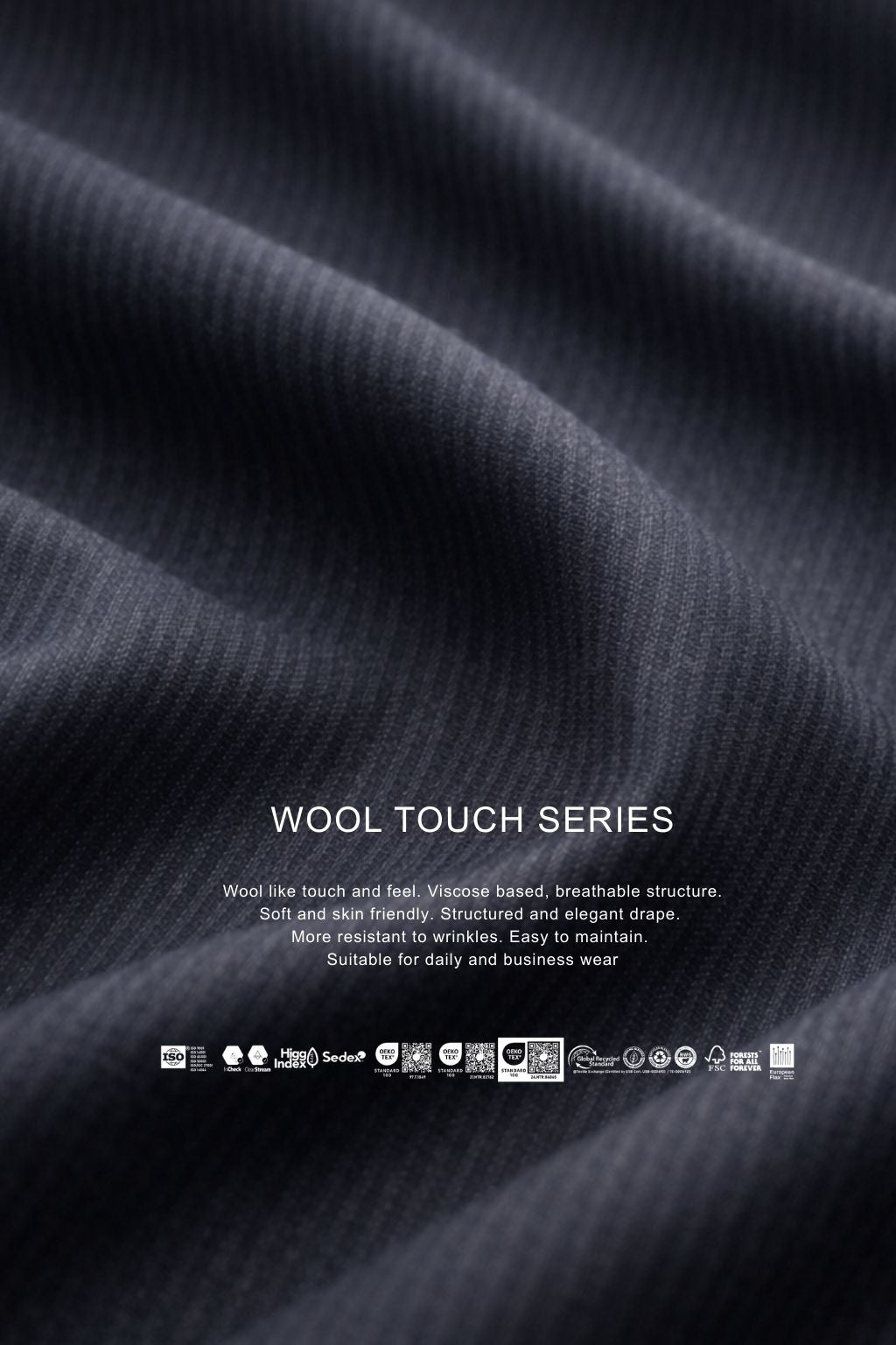 Pin Striped Navy Tailored Fit Kohl Suit