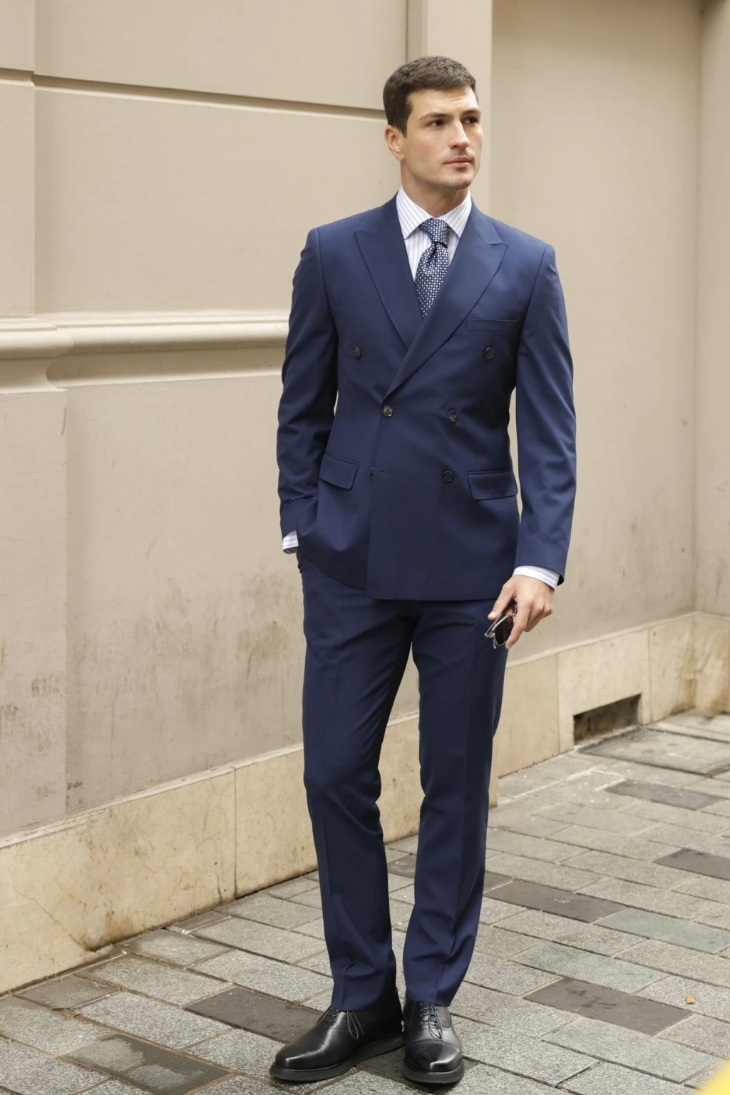 Blue Tailored Fit Gasperi Suit