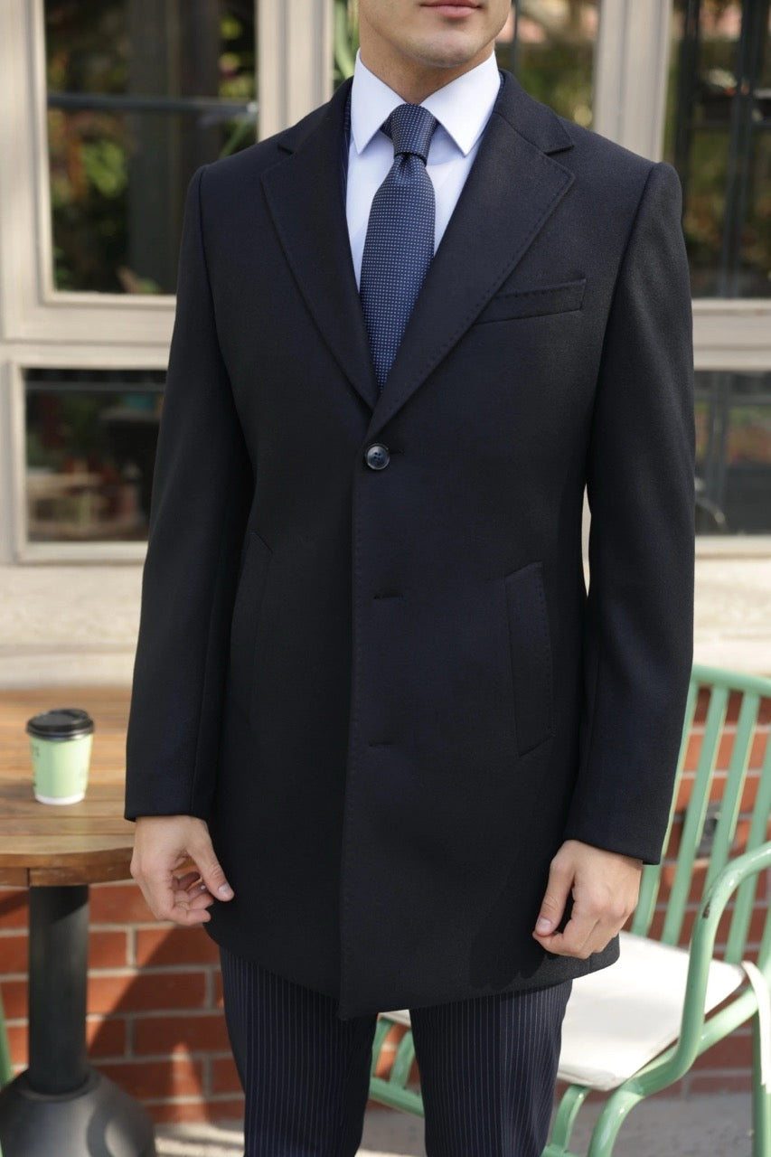 Navy Classic Coat