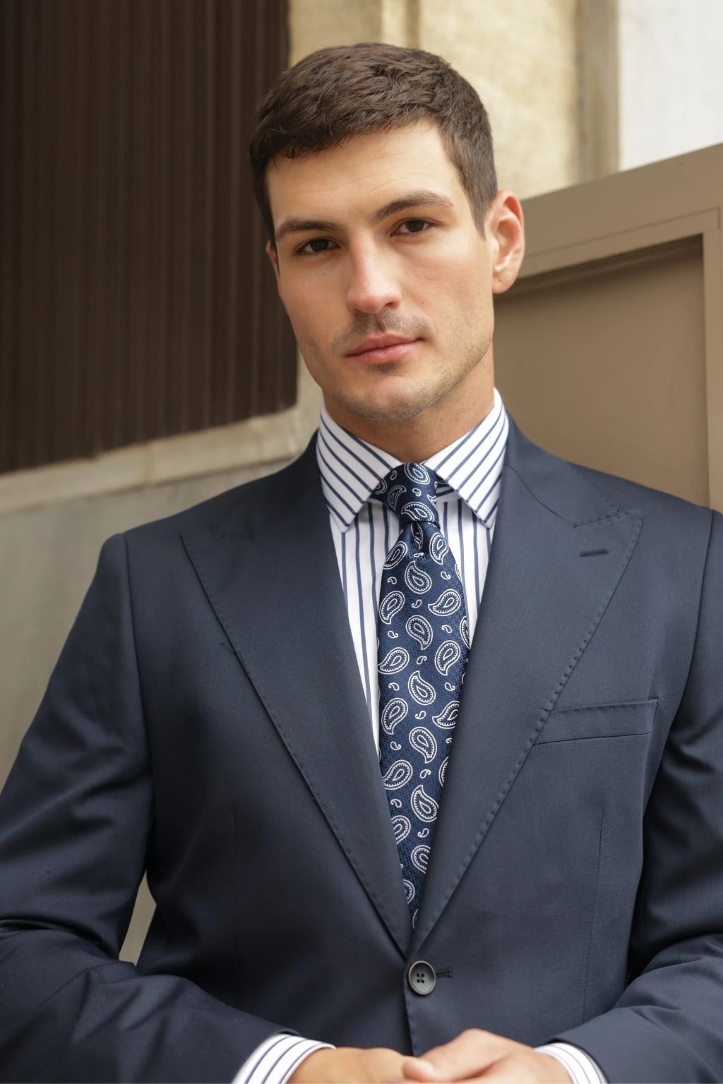 Navy Tailored Fit Kohl Suit